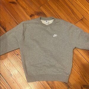 Nike Men's Classic Gray Crewneck Sweater